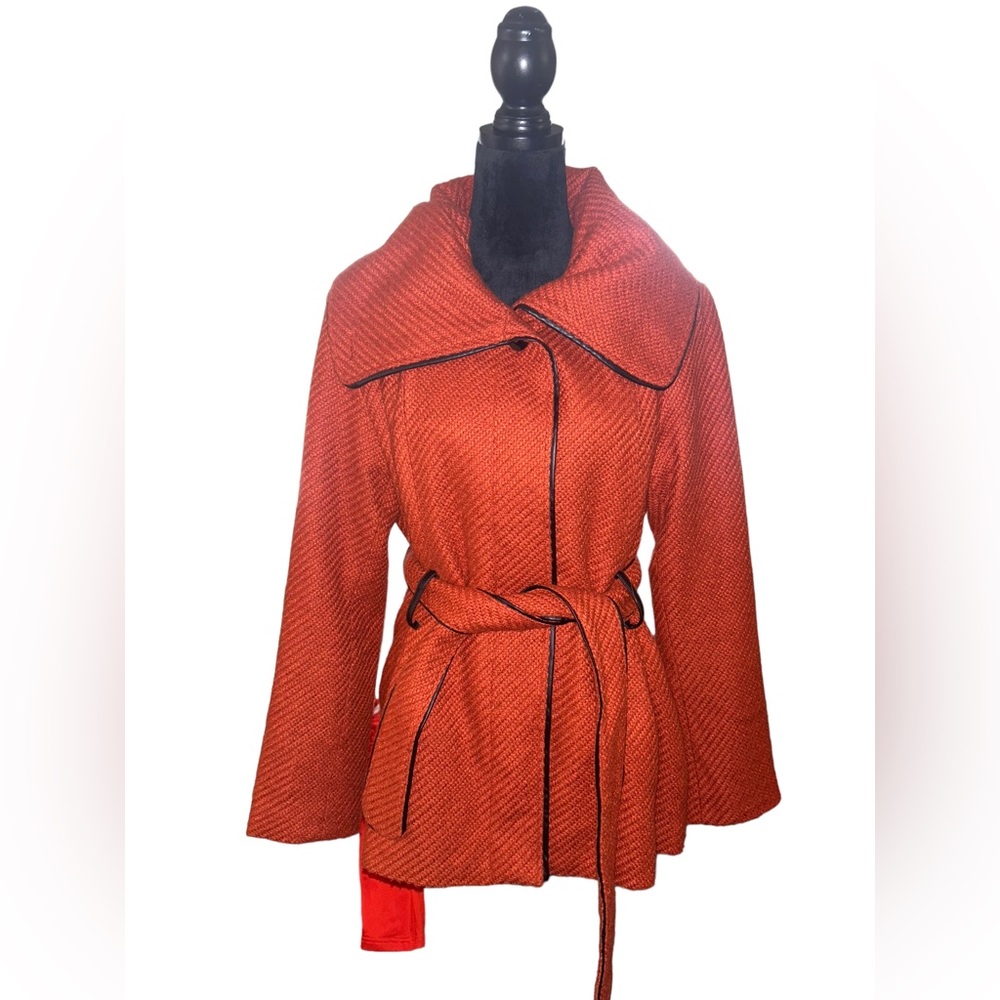 Elegant Orange Women's Jacket